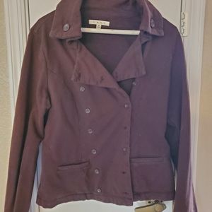 Cabi size m jersey brown jacket